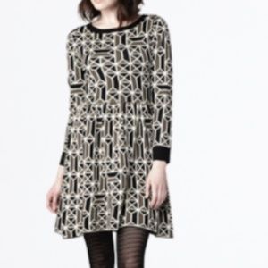 Dear Creatures Geometric Wool Dress